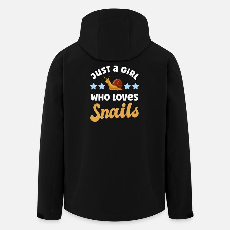 Snail snails - Men’s Recycled Softshell Jacket by Stanley/Stella - black