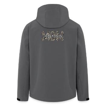 Maman maman toute la journée tous les jours Maman Fête des mères - Veste softshell homme en polyester recyclé Stanley/Stella - charbon - Dos - AI Model Male 185 light (185cm)