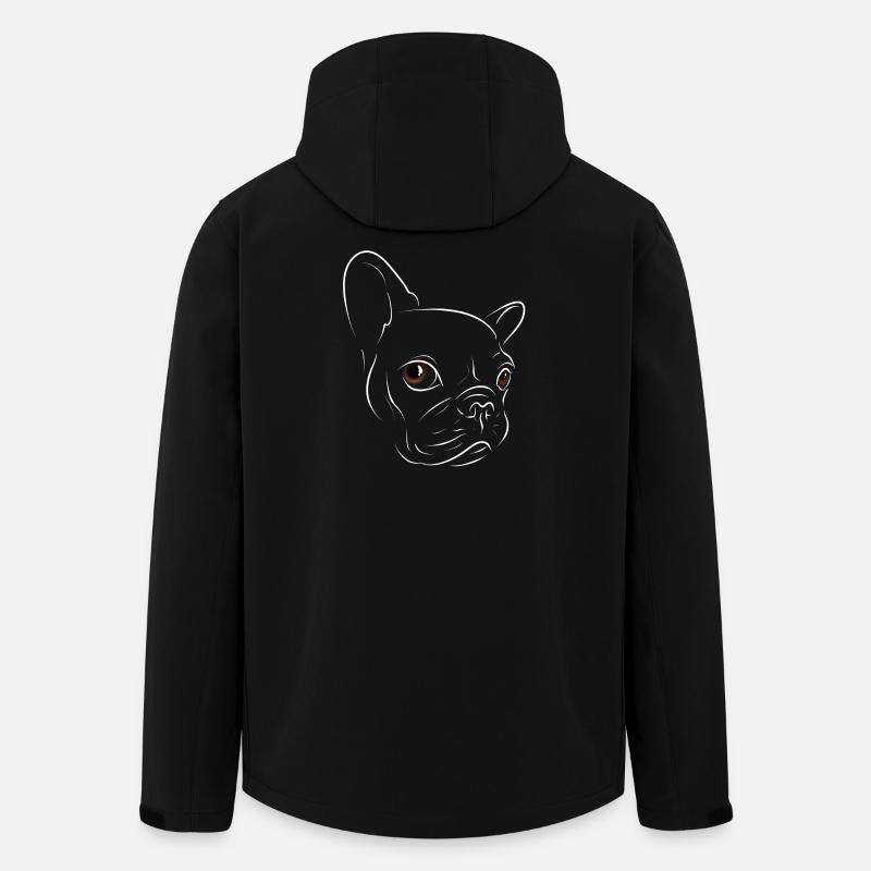 Welpe - Recycelte Männer Softshell-Jacke von Stanley/Stella - Schwarz