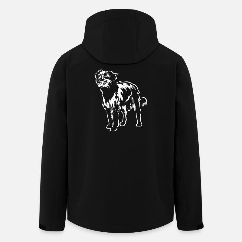 Berger des Pyrénées « Black Edition » - Veste softshell homme en polyester recyclé Stanley/Stella - noir