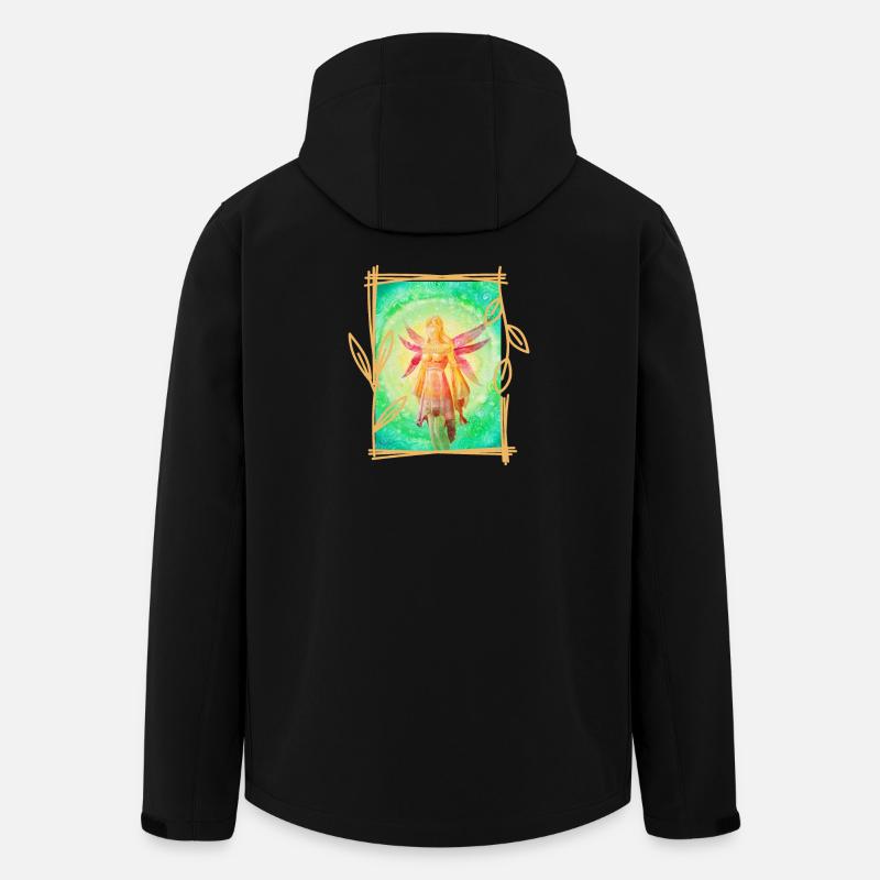Zauber-Elfe Shunija - Sonja Ariel von Staden - Recycelte Männer Softshell-Jacke von Stanley/Stella - Schwarz