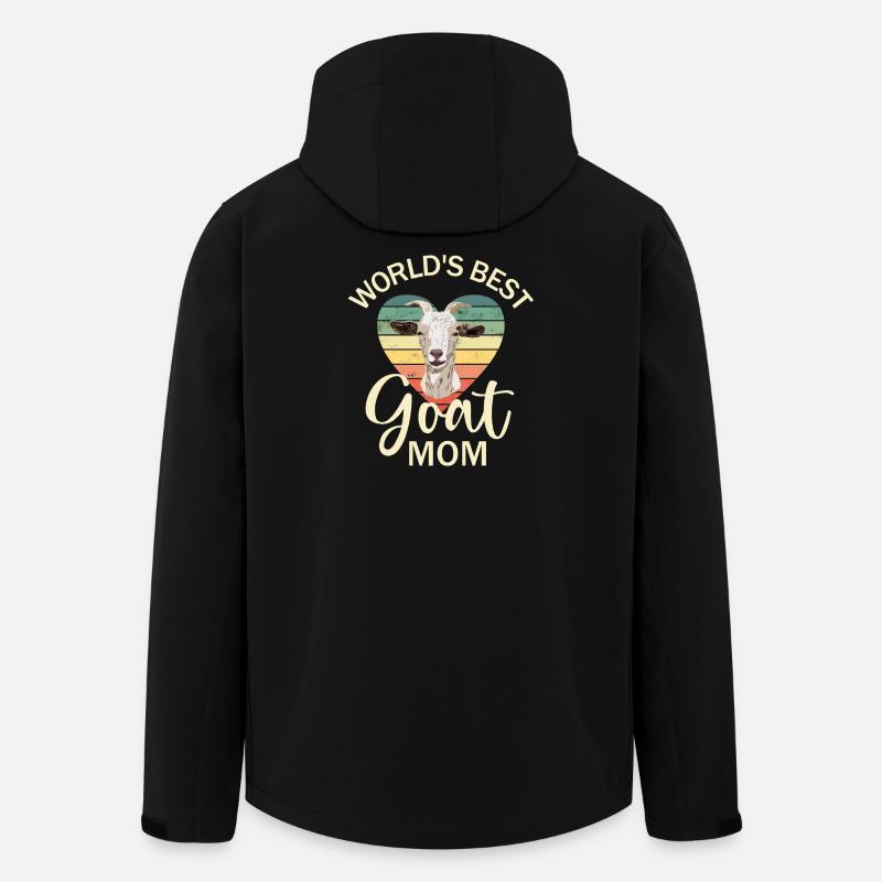Ziege Ziegen Geiss - Recycelte Männer Softshell-Jacke von Stanley/Stella - Schwarz