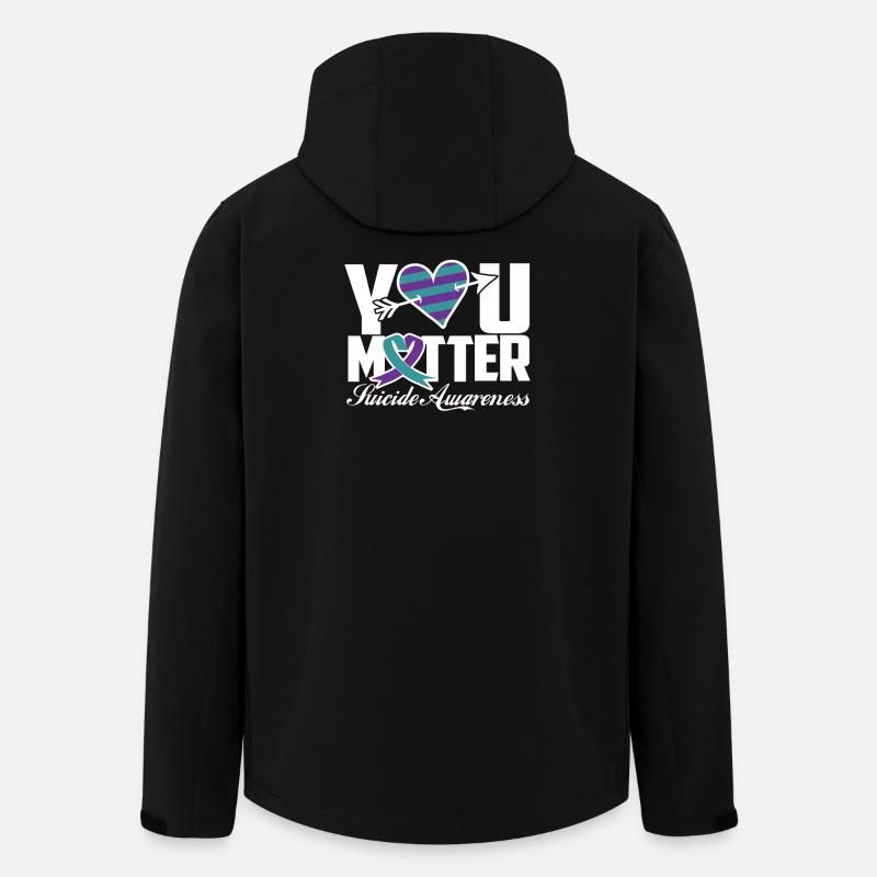 Suicide Awareness You Matter - Recycelte Männer Softshell-Jacke von Stanley/Stella - Schwarz