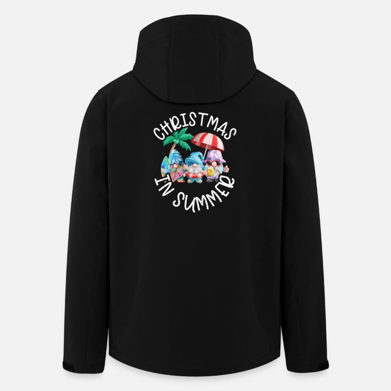 Wichtel Christmas In Summer Tropical - Men’s Recycled Softshell Jacket by Stanley/Stella - black