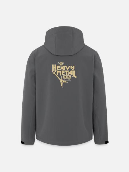 Heavy Metal Funny - Recycelte Männer Softshell-Jacke von Stanley/Stella - Schwarz