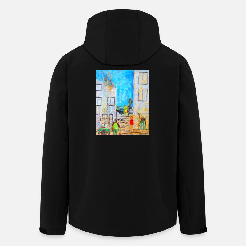Légendes - Veste softshell homme en polyester recyclé Stanley/Stella - noir
