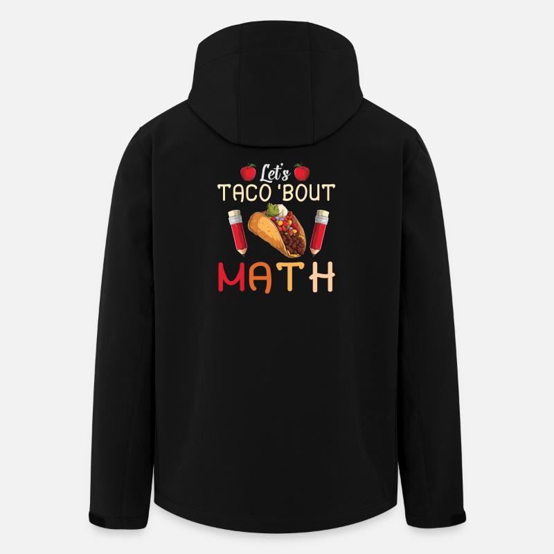 Let's Taco Bout Math Teacher - Men’s Recycled Softshell Jacket by Stanley/Stella - black