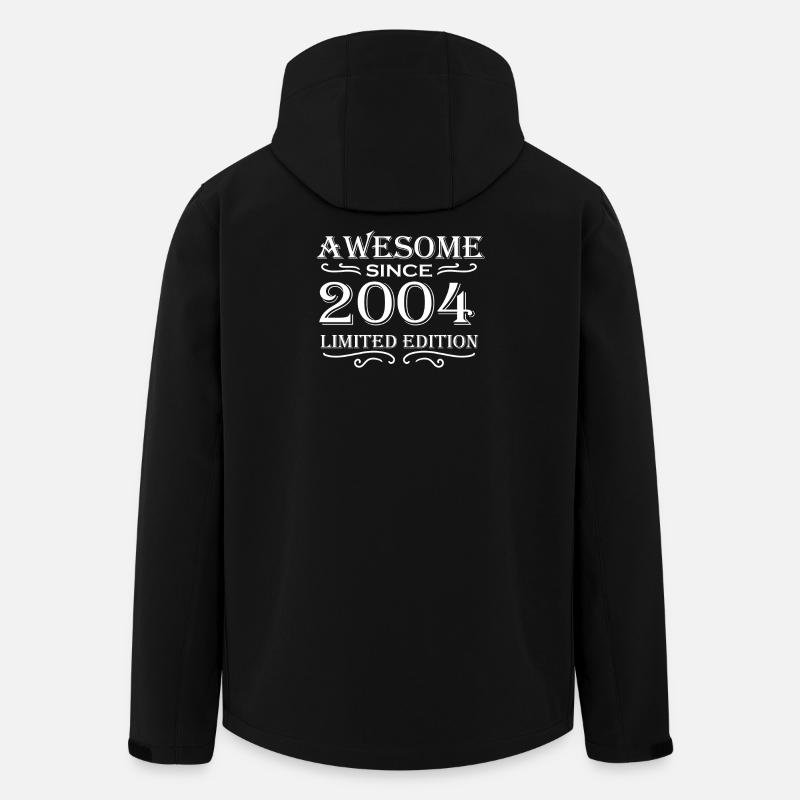 2004 - Born 2004 - Men’s Recycled Softshell Jacket by Stanley/Stella - black