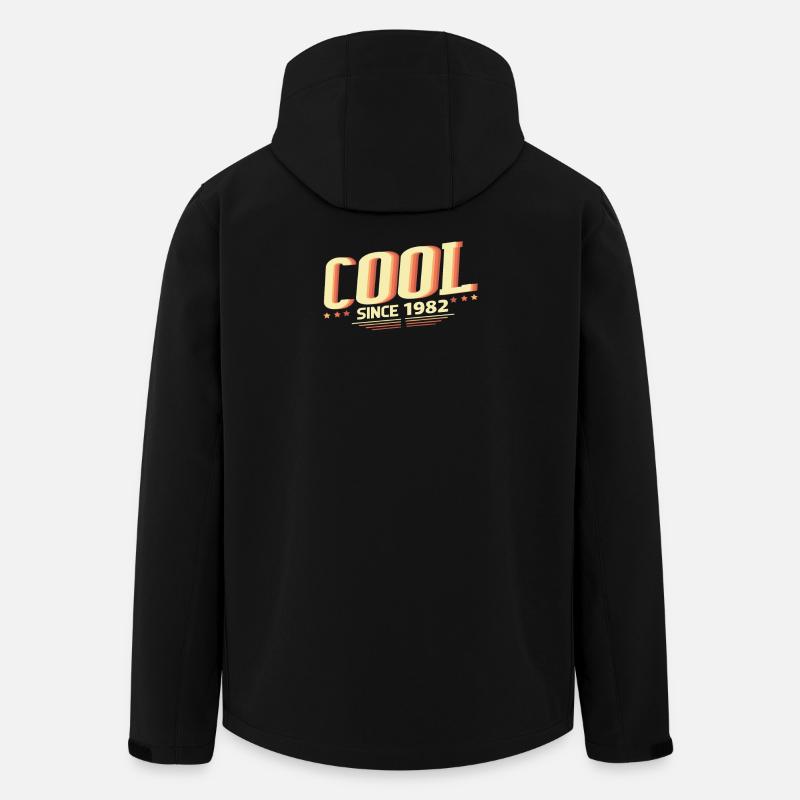 Cool depuis 1982 - Veste softshell homme en polyester recyclé Stanley/Stella - noir