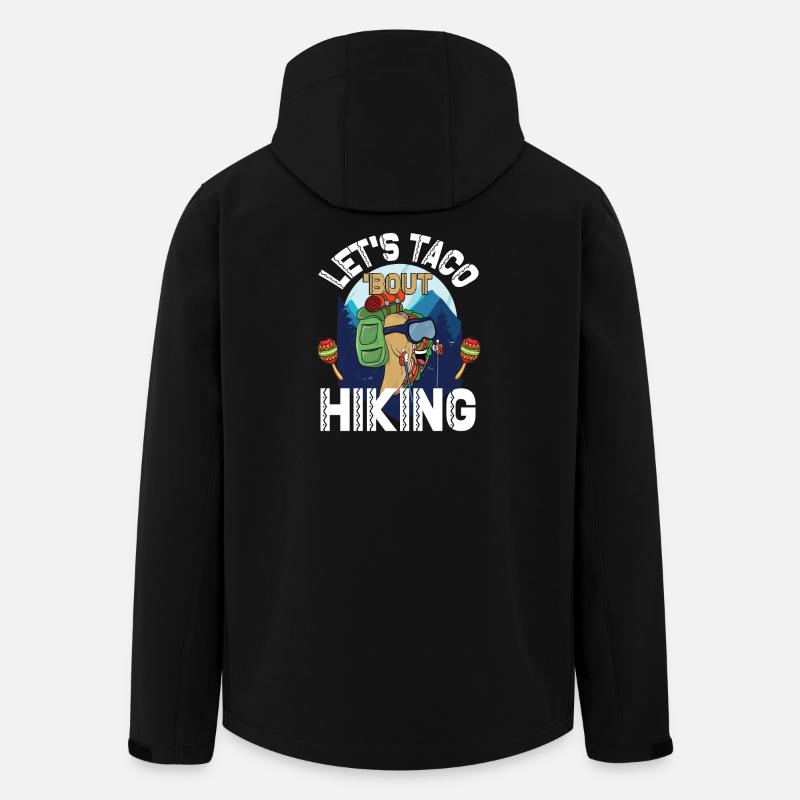 Let's Taco' Bout Hiking - Men’s Recycled Softshell Jacket by Stanley/Stella - black
