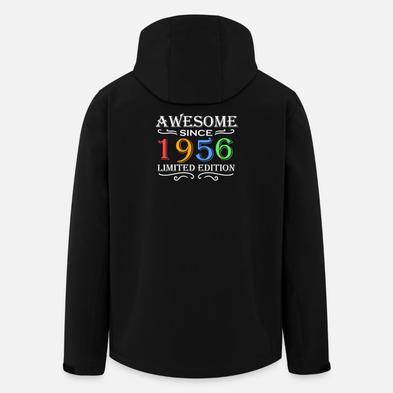 1956 - Born 1956 - Men’s Recycled Softshell Jacket by Stanley/Stella - black