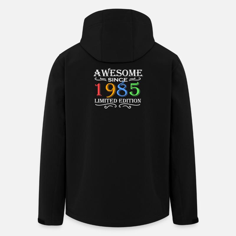 1985 - Jahrgang 1985 - Recycelte Männer Softshell-Jacke von Stanley/Stella - Schwarz