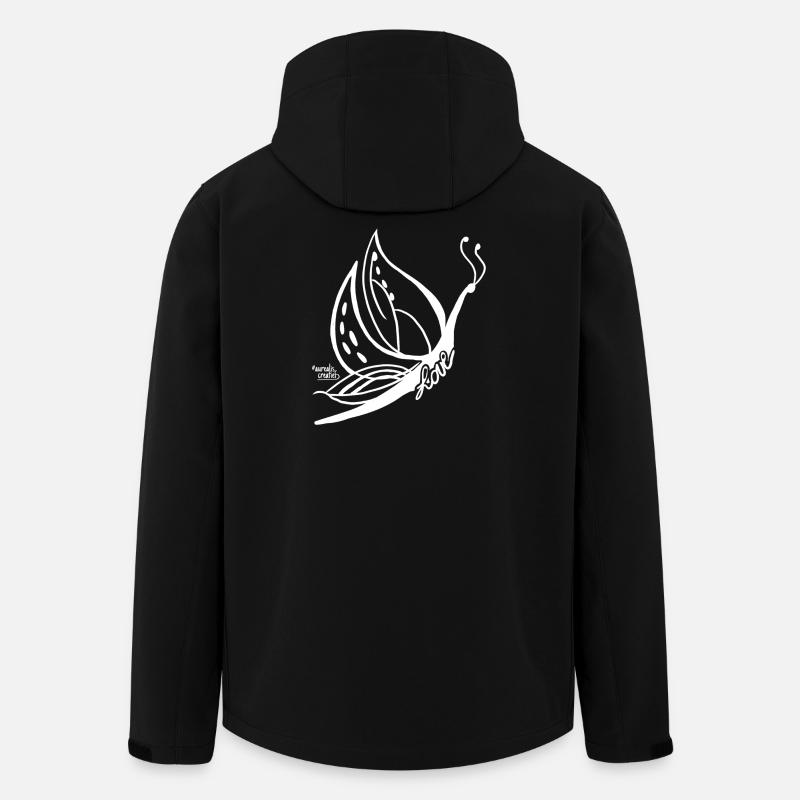 Butterfly Love - Animals - Men’s Recycled Softshell Jacket by Stanley/Stella - black