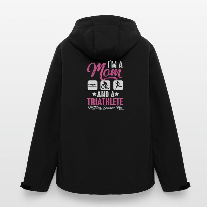 Ich Bin Eine Mutter Und Ein Triathlet Recycelte Männer Softshell-Jacke von Stanley/Stella
