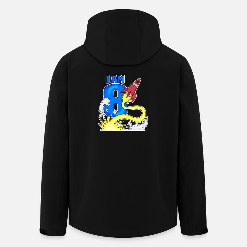 Garçon de 8 ans - Veste softshell homme en polyester recyclé Stanley/Stella - noir