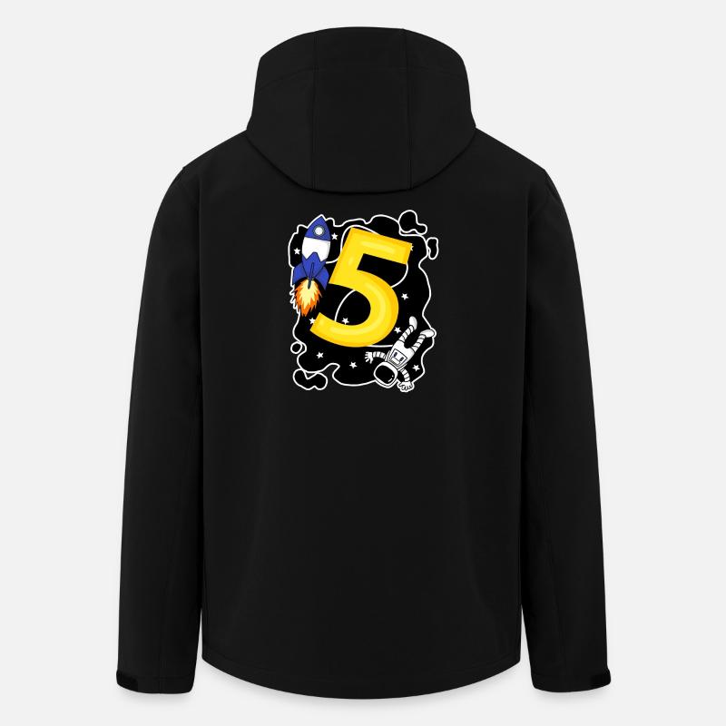 Jeune astronaute de 5 ans - Veste softshell homme en polyester recyclé Stanley/Stella - noir
