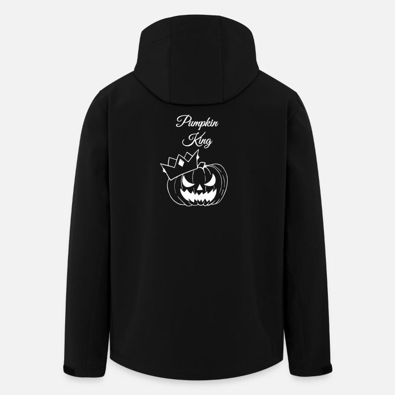 Kürbiskönig - Recycelte Männer Softshell-Jacke von Stanley/Stella - Schwarz