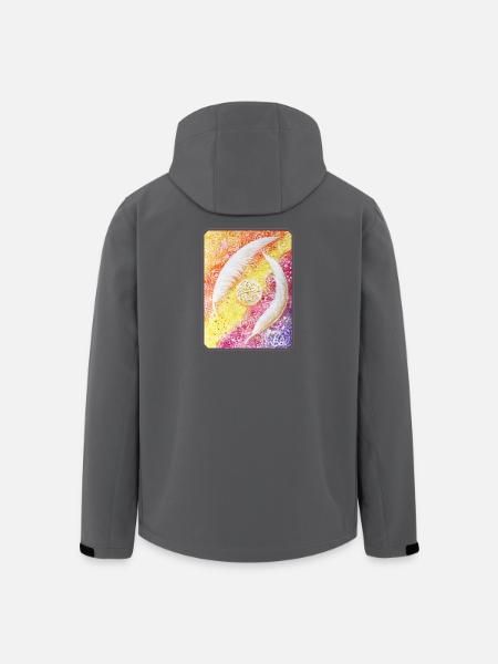Sjælens englefjer - Sonja Ariel von Staden - Stanley/Stella herre softshelljakke i genanvendt polyester - sort