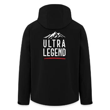 Ultra Légende - Veste softshell homme en polyester recyclé Stanley/Stella - noir - Dos - AI Model Male 185 light (185cm)
