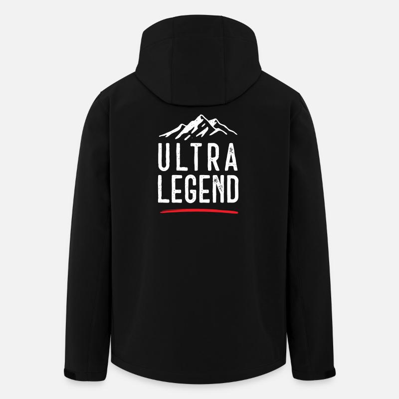 Ultra Legende - Recycelte Männer Softshell-Jacke von Stanley/Stella - Schwarz