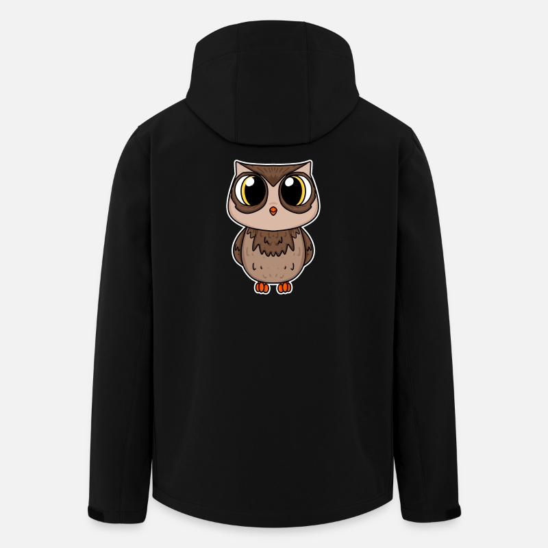 Hibou - Veste softshell homme en polyester recyclé Stanley/Stella - noir