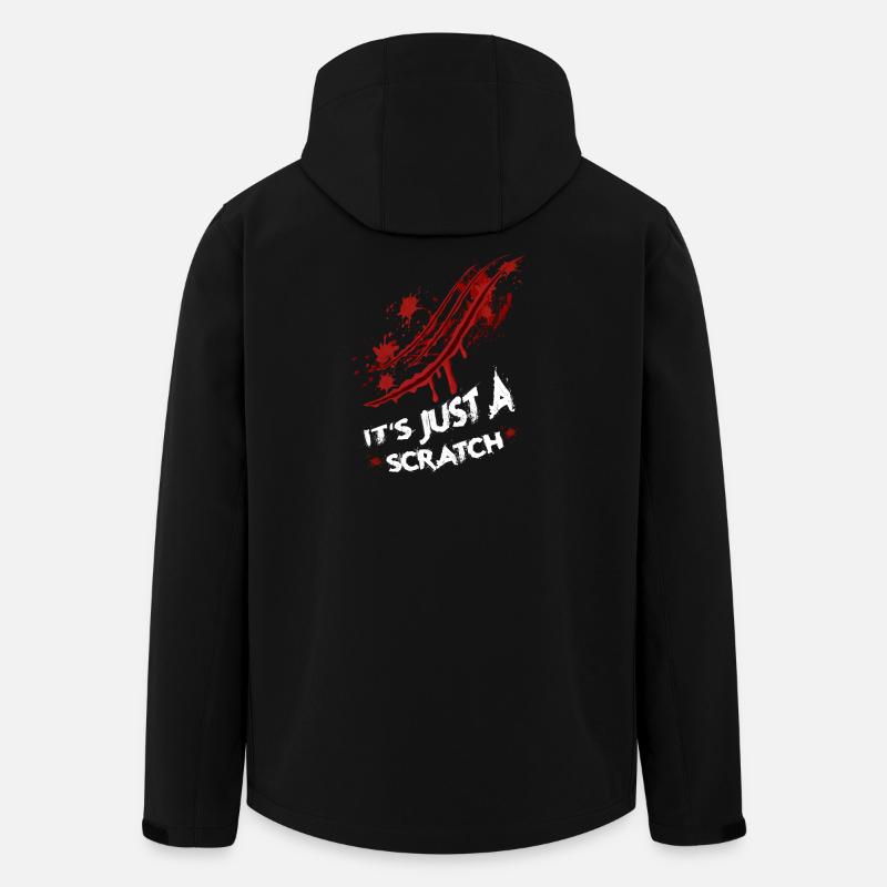 Halloween scratch mark - Men’s Recycled Softshell Jacket by Stanley/Stella - black