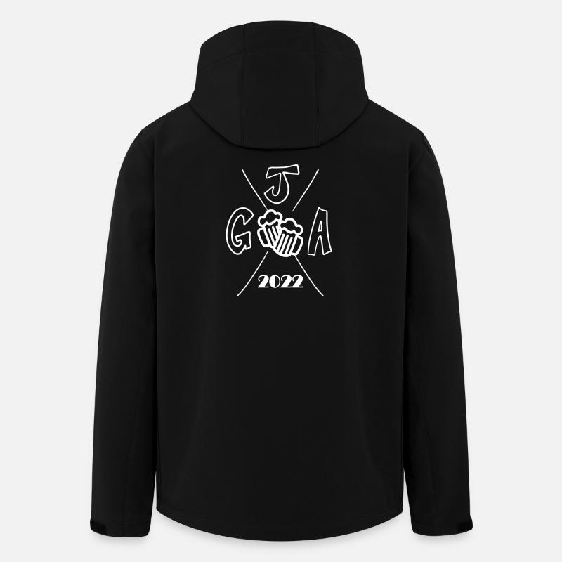 2022 Junggesellenabschied - Recycelte Männer Softshell-Jacke von Stanley/Stella - Schwarz