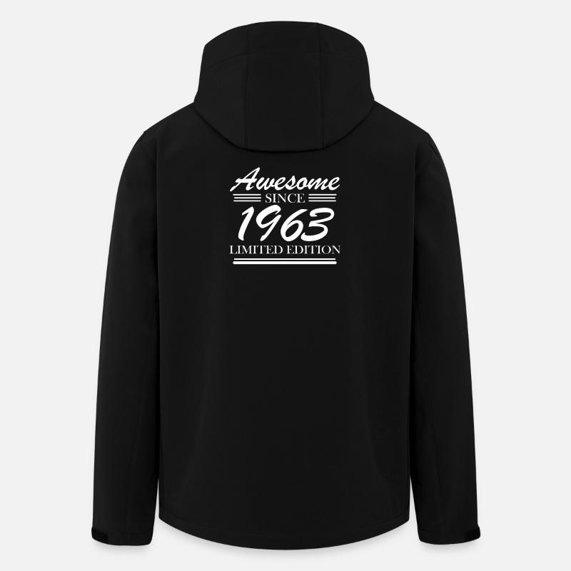 1963 - Born 1963 - Men’s Recycled Softshell Jacket by Stanley/Stella - black