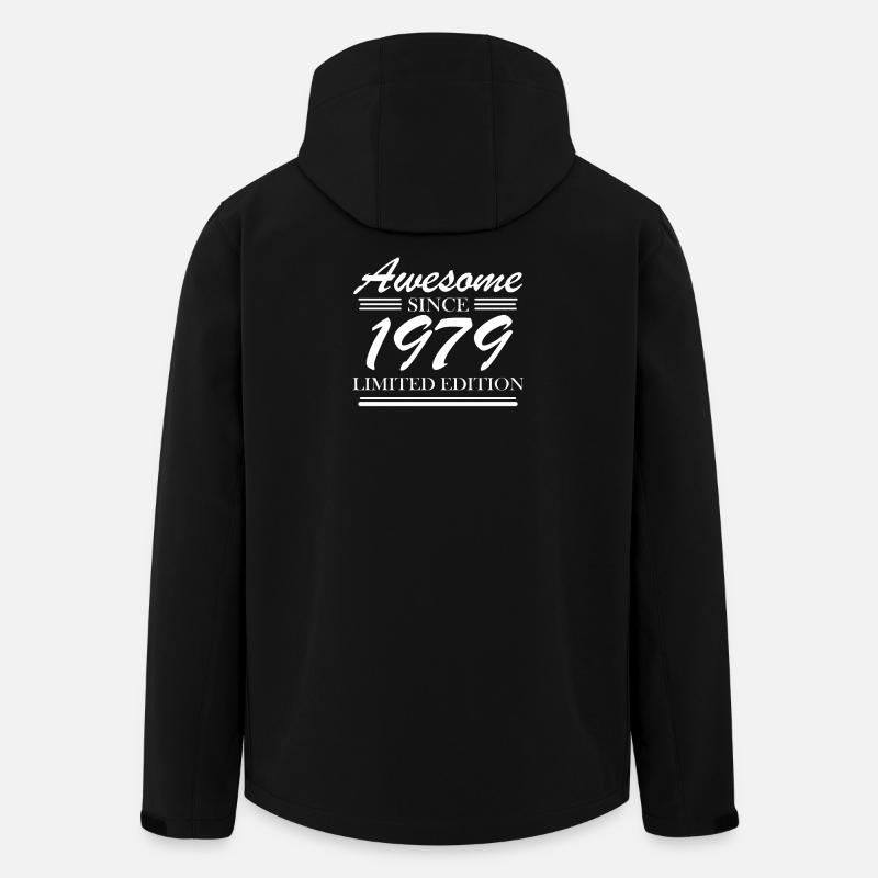1979 - Né en 1979 - Veste softshell homme en polyester recyclé Stanley/Stella - noir