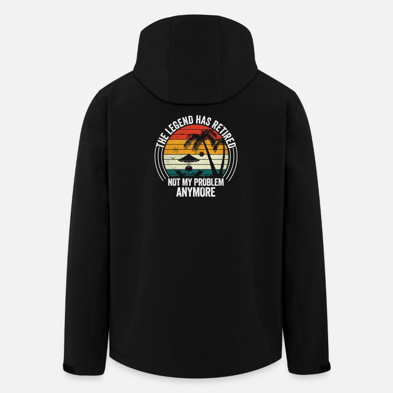 The legend has retired - Men’s Recycled Softshell Jacket by Stanley/Stella - black