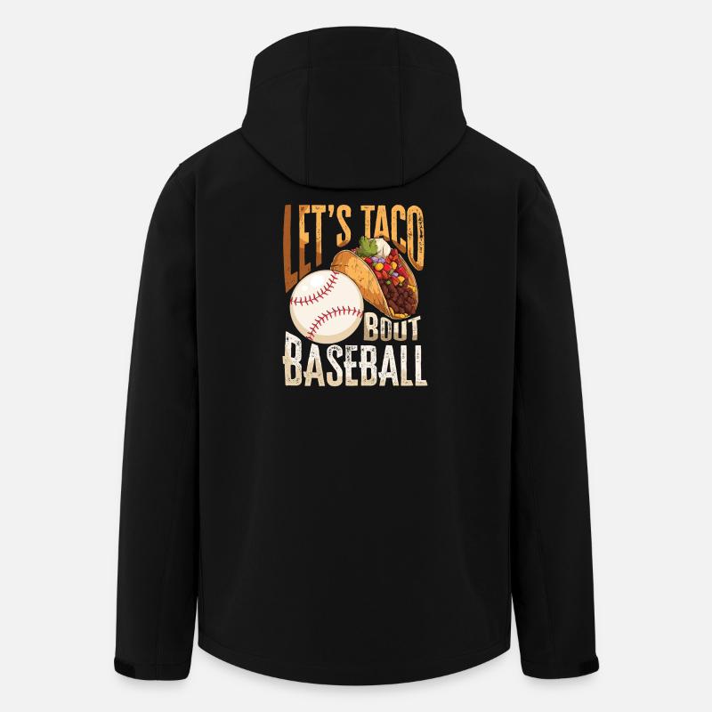 Let's Taco Bout Baseball - Men’s Recycled Softshell Jacket by Stanley/Stella - black