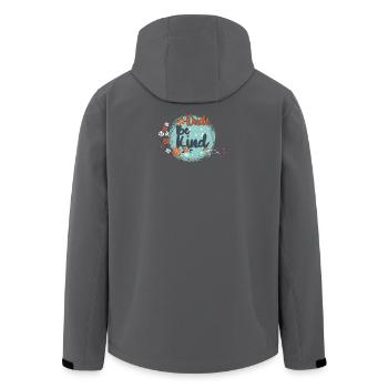 Dude Be Kind No Bullying - Recycelte Männer Softshell-Jacke von Stanley/Stella - Schwarz - Hinten - AI Model Male 185 light (185cm)