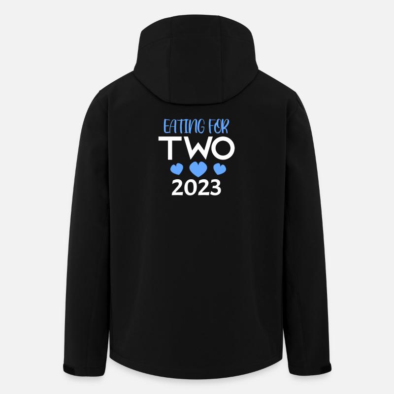 Grossesse Gémeaux 2023 - Veste softshell homme en polyester recyclé Stanley/Stella - noir