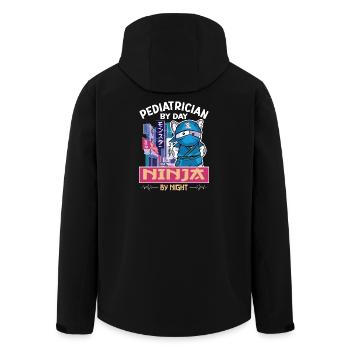 Pediatrics - Pediatrician by day Ninja by night - Men’s Recycled Softshell Jacket by Stanley/Stella - black - Back - AI Model Male 185 light (185cm)