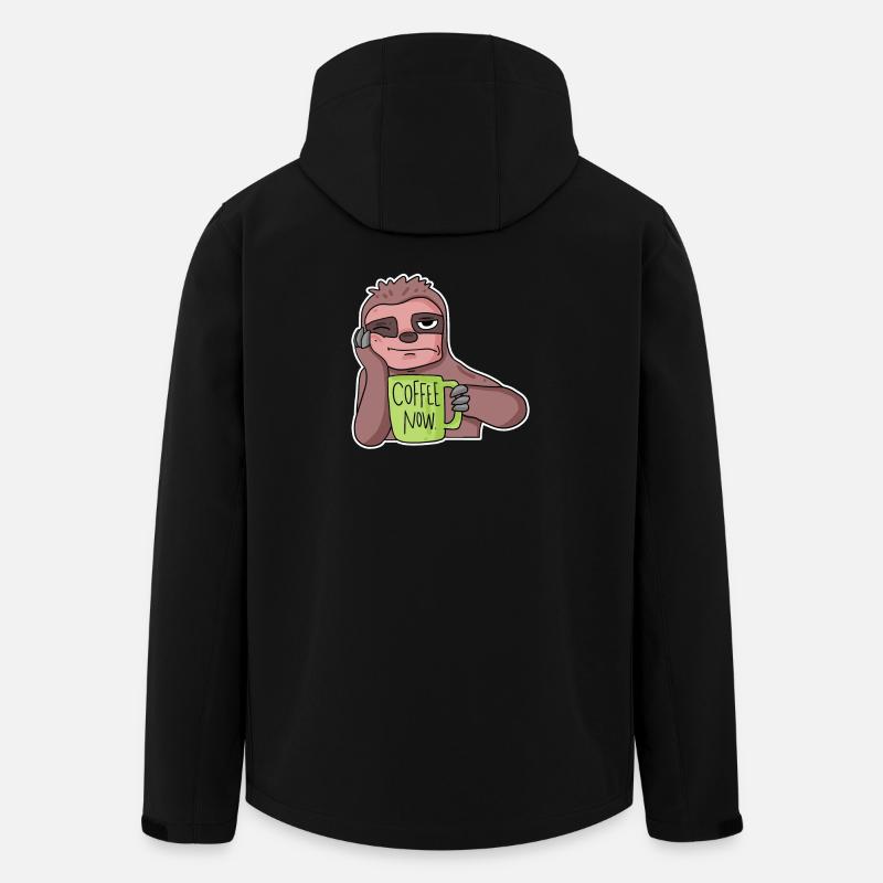 Employé paresseux - Veste softshell homme en polyester recyclé Stanley/Stella - noir