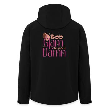 Trop glamour pour donner un sacré créateur d’ongles - Veste softshell homme en polyester recyclé Stanley/Stella - noir - Dos - AI Model Male 185 light (185cm)