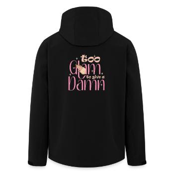 Trop glamour pour donner un sacré créateur d’ongles - Veste softshell homme en polyester recyclé Stanley/Stella - noir - Dos - AI Model Male 185 light (185cm)