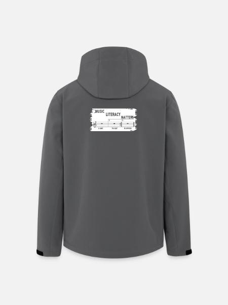 Music Literacy Matters - Men’s Recycled Softshell Jacket by Stanley/Stella - black