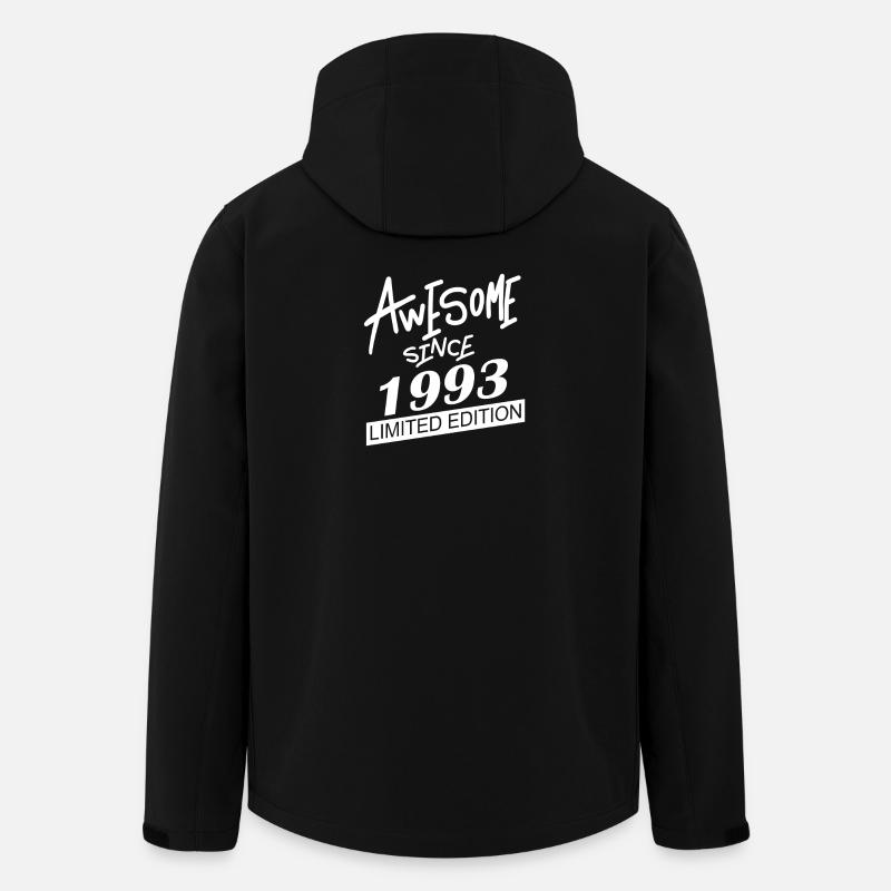 1993 - Né en 1993 - Veste softshell homme en polyester recyclé Stanley/Stella - noir