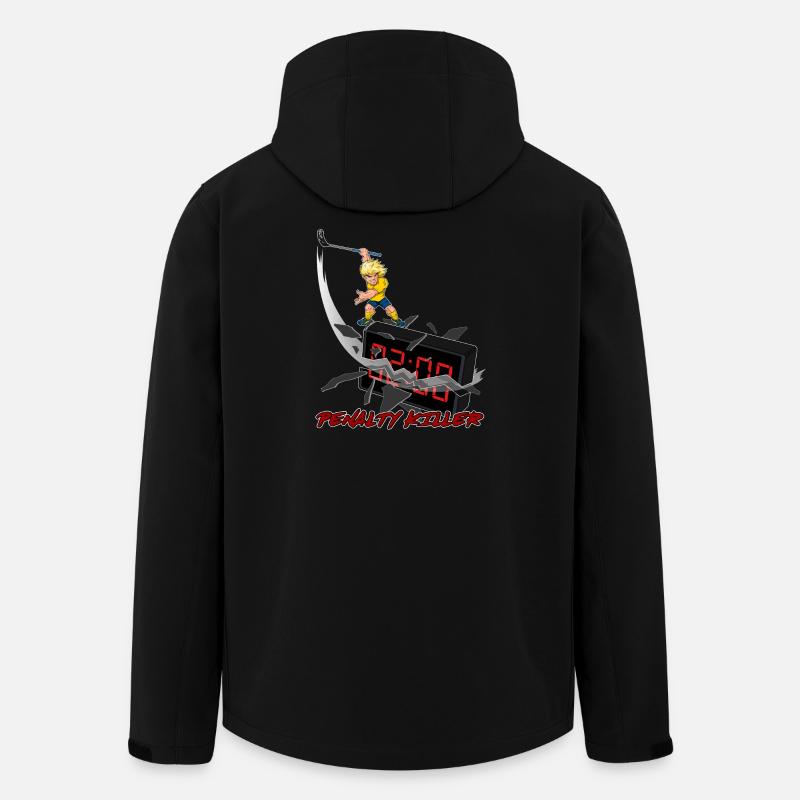 Penalty Killer Floorball v2-red - Men’s Recycled Softshell Jacket by Stanley/Stella - black