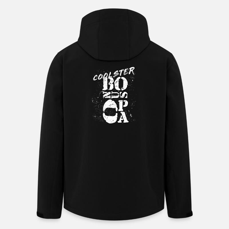 Opa - Recycelte Männer Softshell-Jacke von Stanley/Stella - Schwarz