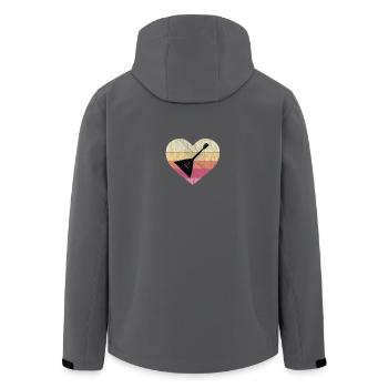 Balalaika - Russian musical instrument - Men’s Recycled Softshell Jacket by Stanley/Stella - anthracite - Back - AI Model Male 185 light (185cm)