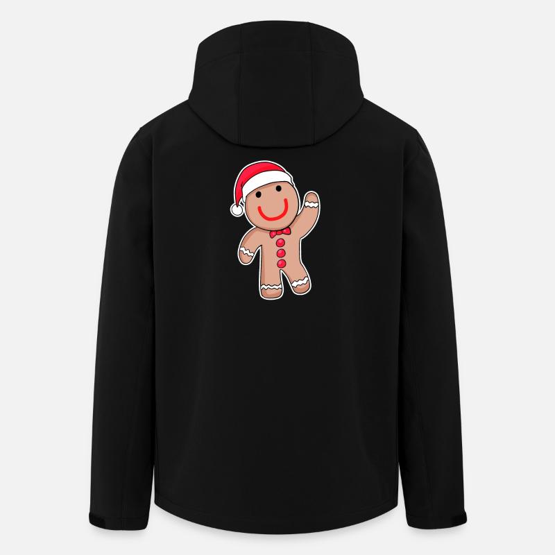 Sweet gingerbread - Men’s Recycled Softshell Jacket by Stanley/Stella - black