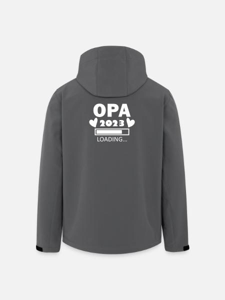 Opa 2023 - Opa werden - Bald Opa - Recycelte Männer Softshell-Jacke von Stanley/Stella - Schwarz