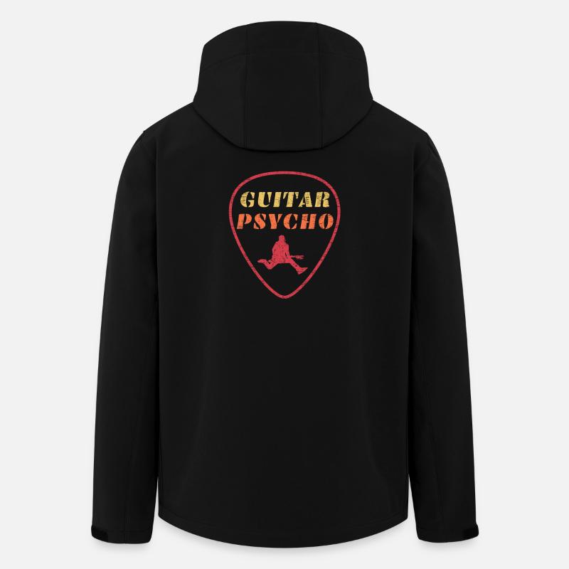 Gitarre Psycho - Recycelte Männer Softshell-Jacke von Stanley/Stella - Schwarz