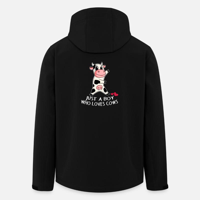 Amour de vache - Veste softshell homme en polyester recyclé Stanley/Stella - noir