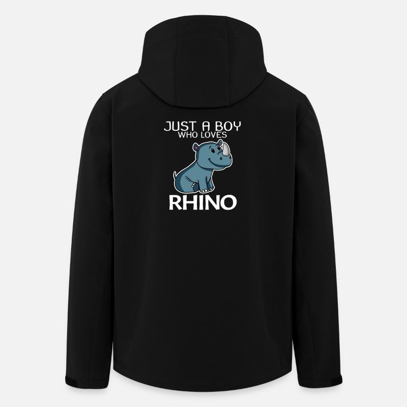 Rhinocéros Rhinocéros - Veste softshell homme en polyester recyclé Stanley/Stella - noir