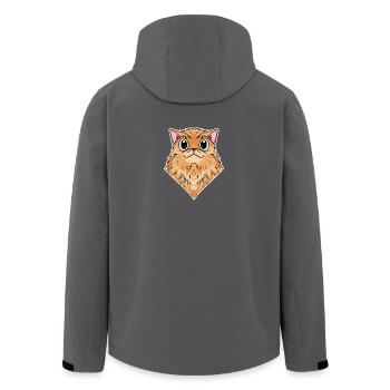 Perserkatze Katzenrasse Katze - Recycelte Männer Softshell-Jacke von Stanley/Stella - Anthrazit - Hinten - AI Model Male 185 light (185cm)