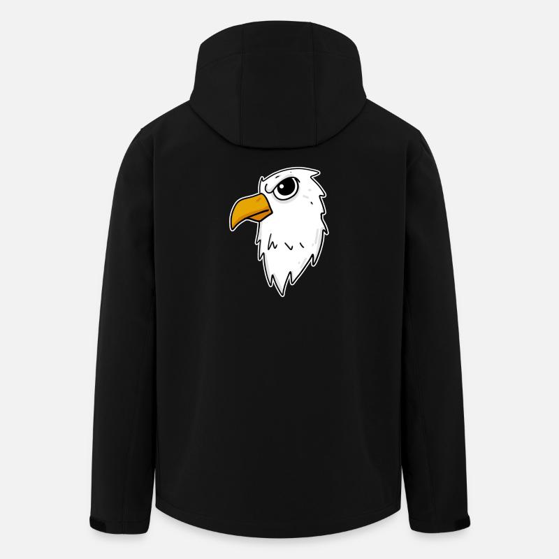 Eagle Head - Men’s Recycled Softshell Jacket by Stanley/Stella - black
