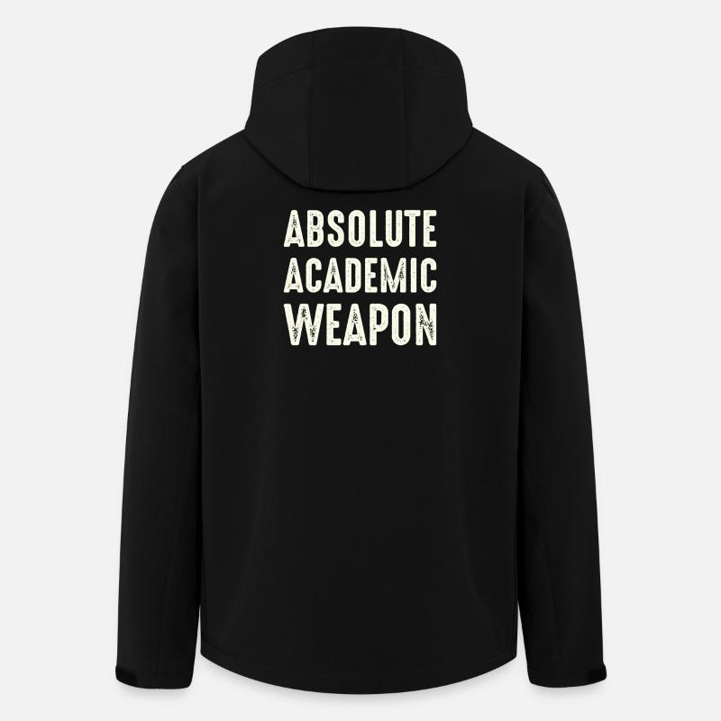 Students Absolute Academic Weapon - Men’s Recycled Softshell Jacket by Stanley/Stella - black